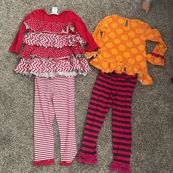 Colorful Kids Holiday Outfit Sets - Picture 3 of 3